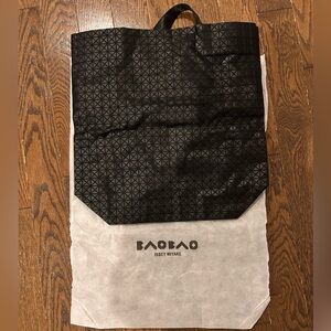 Issey Miyake Bao Bao Black Cart Cotton Tote